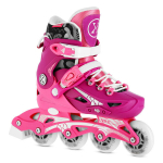 Riedučiai Nils Extreme Blaze NA1055 rožiniai, reguliuojami, ABEC-7