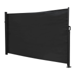 I&scaron;traukiama &scaron;oninė markizė, 300 x 140 cm, juoda
