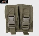 Dviguba Granatų Dėklas, Olive, GFC Tactical