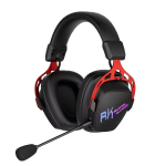Royal Kludge HG103 belaidės ausinės | 2.4G, BT, 3.5mm | Black Ops