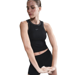 Moteri&scaron;kas mar&scaron;kinėlis Nike Dri-Fit One Fit Crop, juodos spalvos, IB7886 010, L