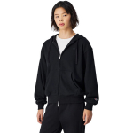 Moteri&scaron;kas džemperis Champion Full Zip Hoodie Sweatshirt, juodas, 117787 KK001