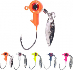 Jig galvutės su akimis, 1/8 oz, 3,5 g, 25 vnt