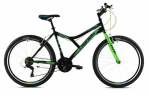 Kalnų dviratis Capriolo Diavolo 600, 26", juodas/žalias