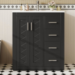 Vonios spintelė su kriaukle, MDF, 76x46,5x85,5 cm, 1 vnt
