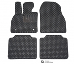 Kilimėliai QuiltyMats BMW X1 2009-2015 (E84) (4 vnt.), Juoda-Pilka /13-14