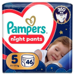 Pampers Night Pants Sauskelnės-Kelnaitės, 5, 46 vnt.