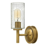 Elstead Lighting sieninis &scaron;viestuvas Collier HK-Collier1, auksinės spalvos
