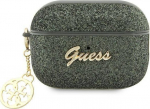 Guess AirPods Pro 2 dėklas &ndash; žalias/khaki, 4G Glitter