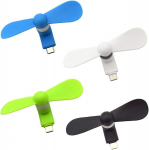 Mini USB-C mobiliojo telefono ventiliatorius, 4 vnt.