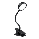 USB įkraunama knygos lemputė, Black, three-color adjustable