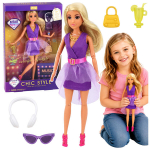 Mados lėlė Anlily 30023, 30 cm, violetinė