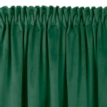 Curtain VILA color bottle green style classic transparent dragon tape 5 cm with fringe 3 cm velvet 200x225 HOMEDE