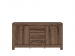 Komoda BRW Balin 2D3S, ruda