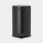 Brabantia &scaron;iuk&scaron;liadėžė NewIcon, 12 l, juoda