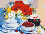 Pie&scaron;imo rinkinys Avietins rytas 40x50