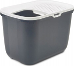 Savic tualetas katėms Hop-In, universalus, pilkas