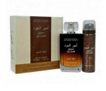 Rinkinys Ameer Al Oud by Lattafa EDT vyrams: Tualetinis vanduo, 100 ml + dezodorantas, 50 ml