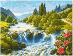 Pie&scaron;imo rinkinys pagal skaičius Gamtos stebuklas 40x50