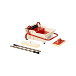 Plovimo vonelė Pedalo + 2 kempinės Sweepex + kotas, 40 ltr.