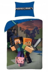 Vaiki&scaron;kas patalynės komplektas Minecraft 140x200, 2 dalių