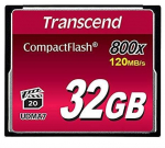 MEMORY COMPACT FLASH 32GB/800X TS32GCF800 TRANSCEND