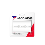 Teniso rakečių apvijos Tecnifibre CONTACT PRO, 3 vnt, Baltas