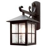 Sieninis lauko &scaron;viestuvas Elstead Lighting Winchester BL19-BLACK
