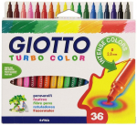 Flomasteriai Fila Giotto Turbo, 36 spalvos, 071600