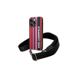 Karl Lagefeld iPhone 14 Pro Max 6,7 KLHCP14XSTSTP pink Color Stripes Strap