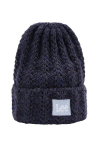 Lee moteri&scaron;ka "beanie" kepurė, mėlyna