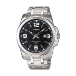 Vyri&scaron;kas laikrodis Casio MTP-1314D 1AV su dėžute, sidabrinis