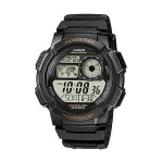 Laikrodis vyrams Casio World Time Illuminator - 5 Alarms, 10 Year battery (&Oslash; 43 mm)