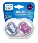 Čiulptukai Philips Avent Ultra Air Deco, 18 mėn+, 2 vnt.