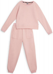 Puma sportinis kostiumas mergaitėms Loungewear Suit 670734 63, rožinis