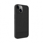 Evelatus  Apple  iPhone 15 Plus Plactic Leather Magsafe Back Cover  Black