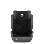 LIONELO HUGO I-SIZE automobilinė kėdutė, 2&ndash;3 grupė, nuo 100 iki 150 cm, ISOFIX tvirtinimas, reguliuojamas galvos atramos auk&scaron;tis, &scaron;oninė apsauga i&scaron; atminties putų, patogūs porankiai, nuimamas atlo&scaron;as, juoda &bdquo;TopTether&ldquo;, su 5 padėčių atlo&scaron;iamu atlo&scaron;u, ...
