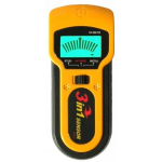 Metalo, medžio detektorius ir laidų po tinku ie&scaron;kiklis Kraftdele KD10401 3in1