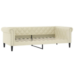 Sofa-lova vidaXL, 80x200 cm, smėlio spalvos