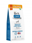 Brit Care Hypoallergenic Adult Lamb&Rice suaugusiems &scaron;unims su ėriena ir ryžiais, 12+2kg