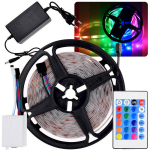 LED juosta su nuotolinio valdymo pultu, 5 m