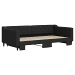 Sofa-lova vidaXL, 100x200 cm, juoda