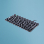 R-Go Compact Break ergonominė klaviatūra, QWERTY (&scaron;iaurieti&scaron;ka), laidinė juoda
