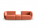 Sofa Milo Casa Paolo, rožinė/oranžinė