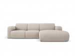 De&scaron;ininė sofa Windsor & Co Lola, 250x170x72 cm, smėlio