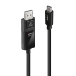 USB-C laidas LINDY 43341 1 m Juoda (1 vnt.)