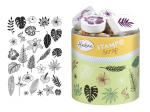 Antspaudų rinkinys Aladine Creative Stamp 29vnt. Jungle su juoda pagalvėle antspaudams