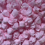 Dekoratyvinės rožės 3,5cm, 100 vnt.