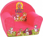 Vaiki&scaron;kas fotelis Delsit, rožinis