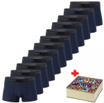 Trumpikės vyrams, mėlynos, 12 vnt.